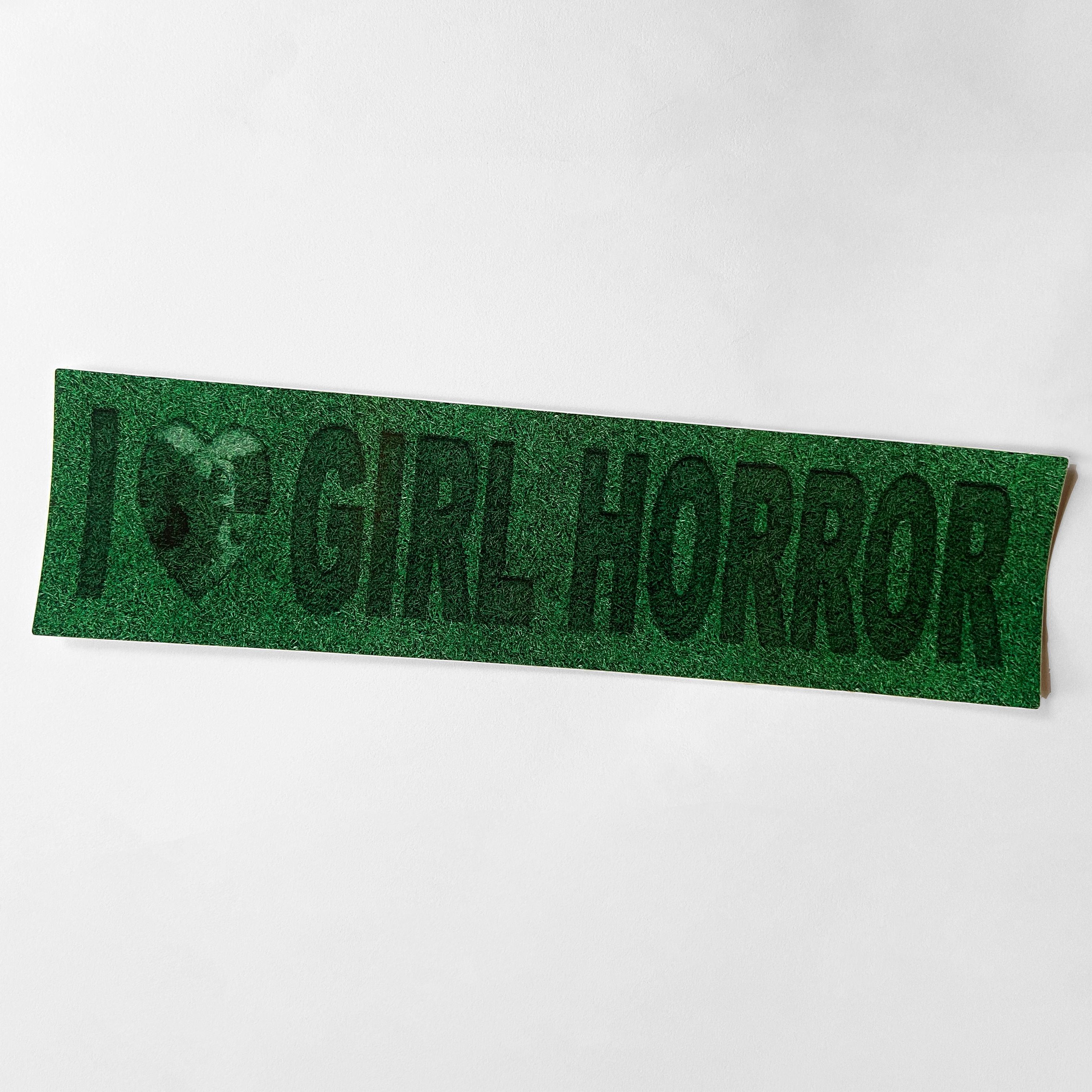 I <3 GIRL HORROR Bumper Sticker