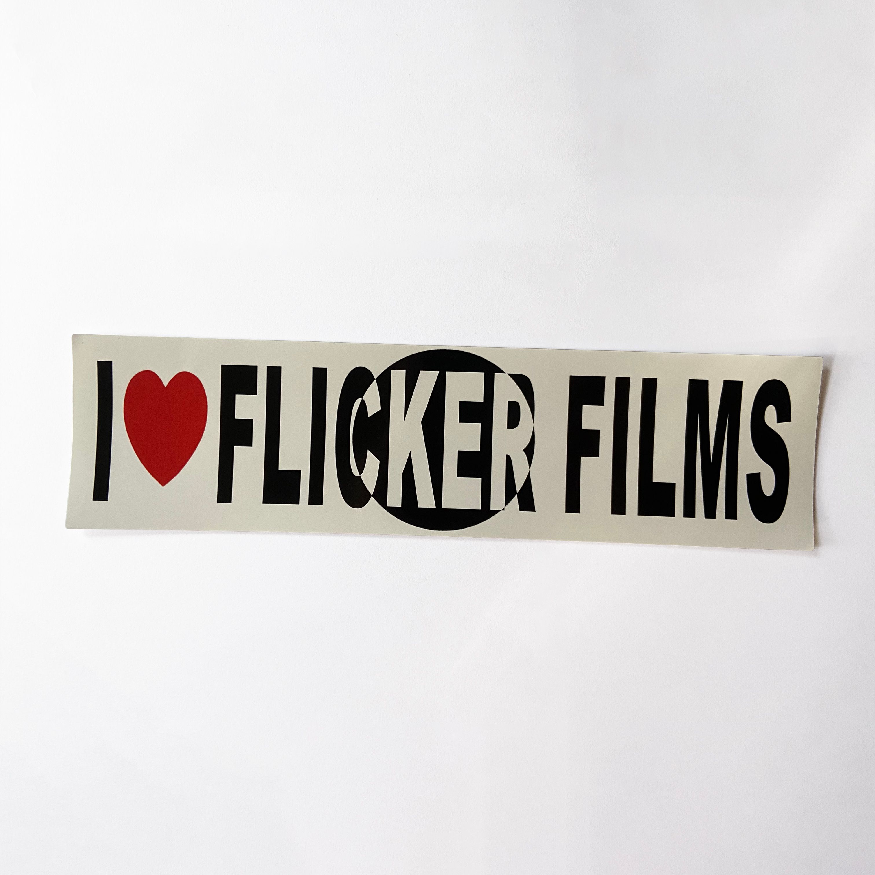 I <3 FLICKER FILMS Bumper Sticker