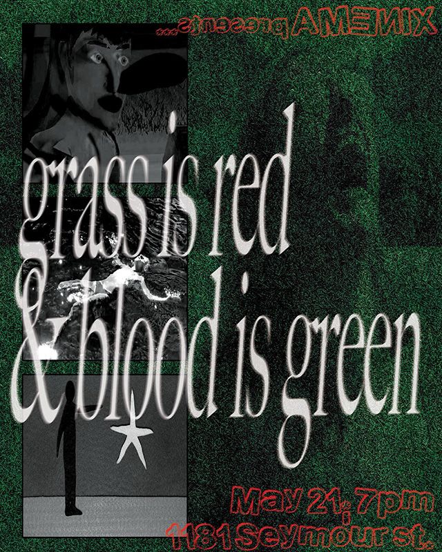 Grass is red and blood is green