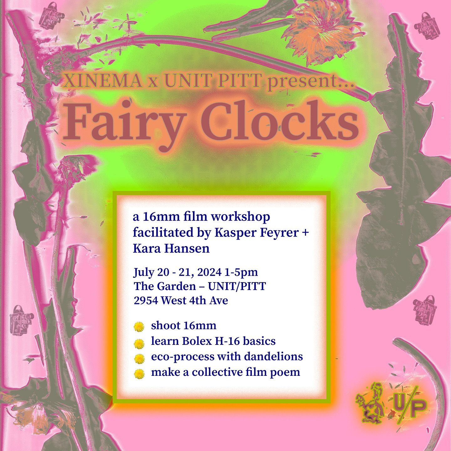 Fairy Clocks: 16mm Film Workshop